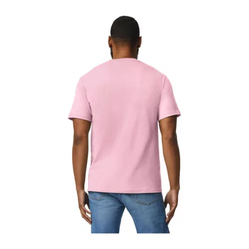 Light Cotton Adult T-Shirt (XL, Light Pink)