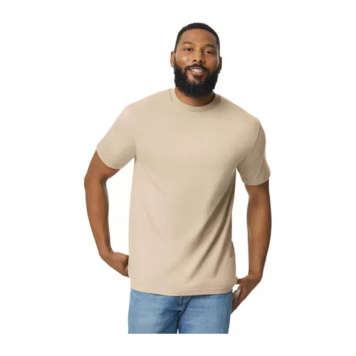 Light Cotton Adult T-Shirt (2XL, Sand)