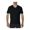 PREMIUM COTTON® FELNŐTT V-NYAKÚ PÓLÓ (L, Black)
