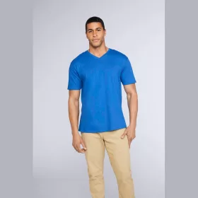 PREMIUM COTTON® FELNŐTT V-NYAKÚ PÓLÓ (L, Heliconia)