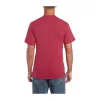 HEAVY COTTON ADULT T-SHIRT (L, Antique Cherry Red)