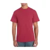 HEAVY COTTON ADULT T-SHIRT (XL, Antique Cherry Red)