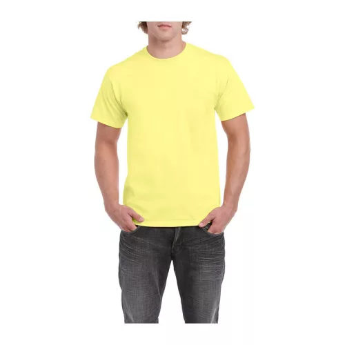 HEAVY COTTON ADULT T-SHIRT (2XL, Cornsilk)