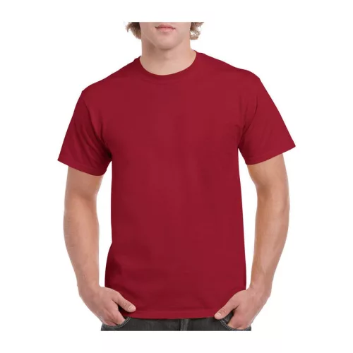 HEAVY COTTON ADULT T-SHIRT (4XL, Cardinal Red)