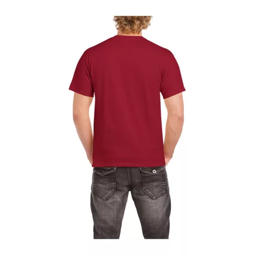 HEAVY COTTON ADULT T-SHIRT (S, Cardinal Red)
