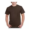 HEAVY COTTON ADULT T-SHIRT (L, Dark Chocolate)
