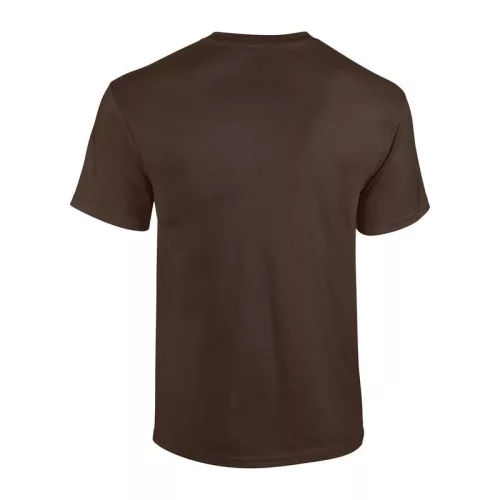 HEAVY COTTON ADULT T-SHIRT (L, Dark Chocolate)
