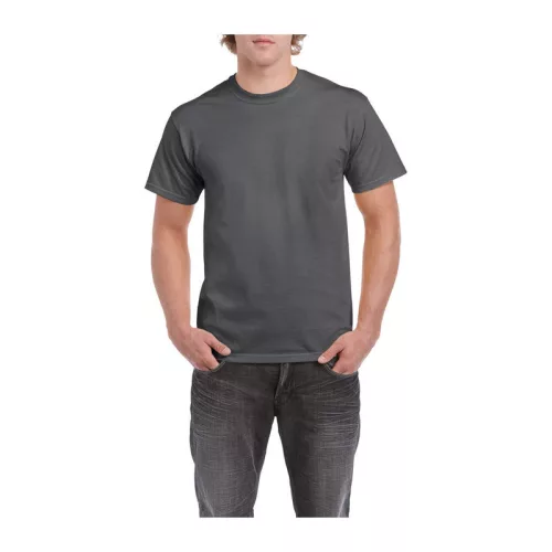 HEAVY COTTON ADULT T-SHIRT (L, Dark Heather)
