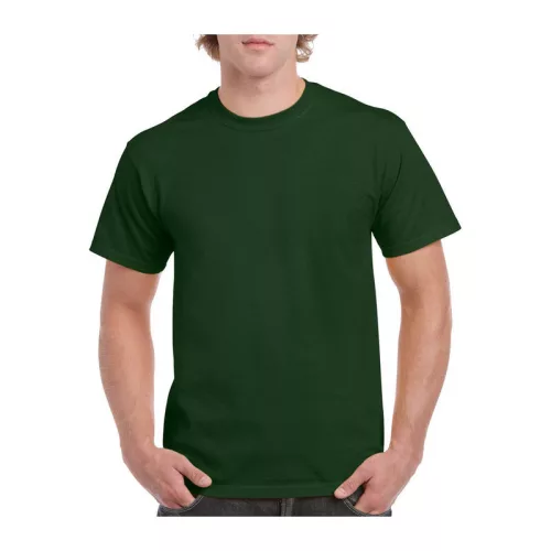 HEAVY COTTON ADULT T-SHIRT (L, Forest Green)