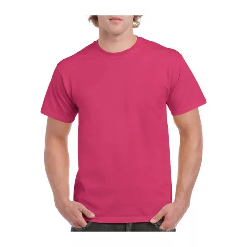 HEAVY COTTON ADULT T-SHIRT (M, Heliconia)