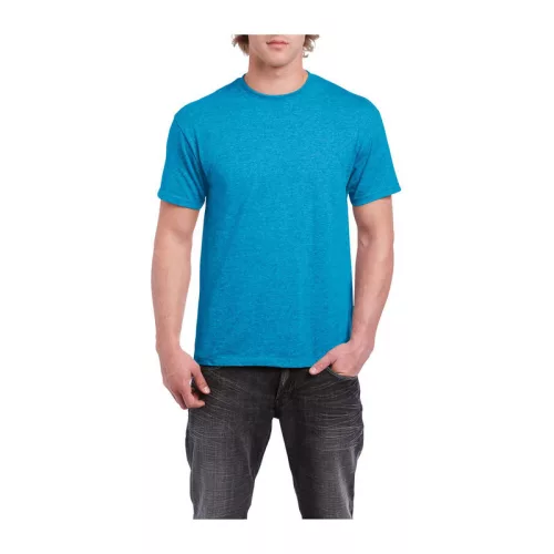 HEAVY COTTON ADULT T-SHIRT (2XL, Heather Sapphire)