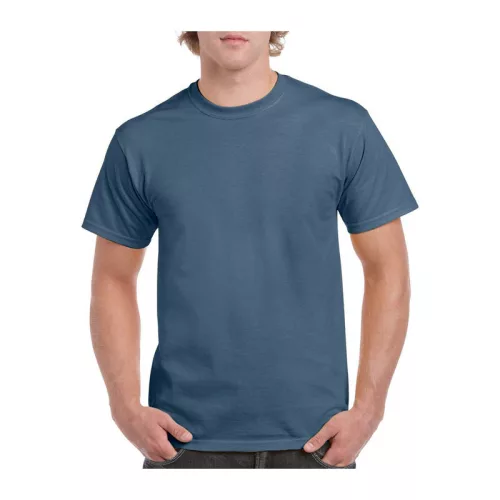 HEAVY COTTON ADULT T-SHIRT (L, Indigo Blue)