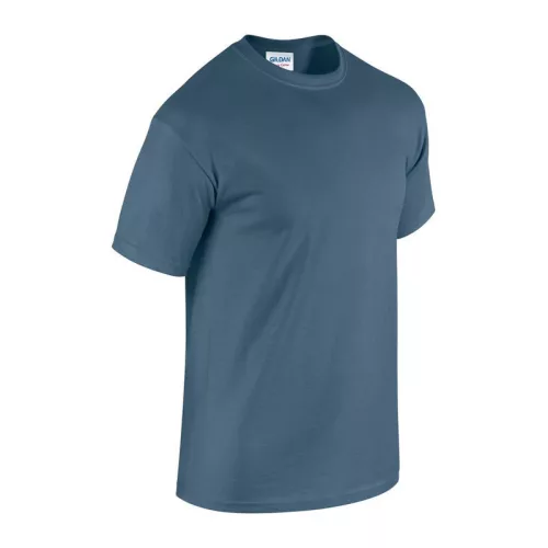 HEAVY COTTON ADULT T-SHIRT (L, Indigo Blue)