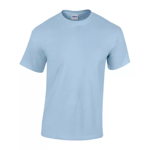 HEAVY COTTON ADULT T-SHIRT (M, Light Blue)