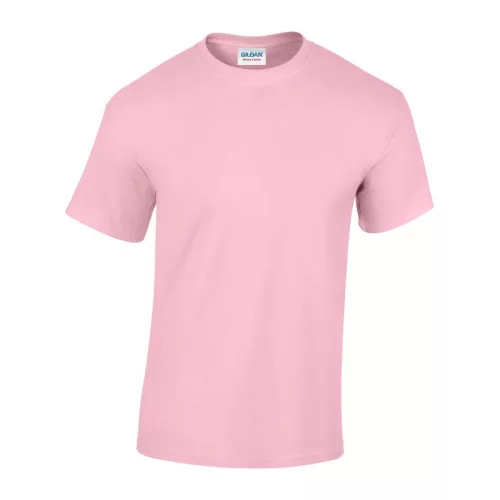 HEAVY COTTON ADULT T-SHIRT (XL, Light Pink)