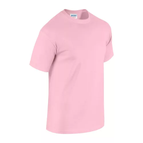 HEAVY COTTON ADULT T-SHIRT (XL, Light Pink)