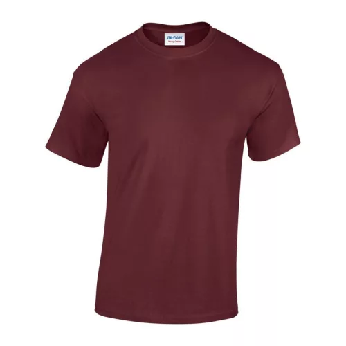 HEAVY COTTON ADULT T-SHIRT (4XL, Maroon)