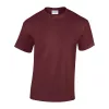 HEAVY COTTON ADULT T-SHIRT (S, Maroon)