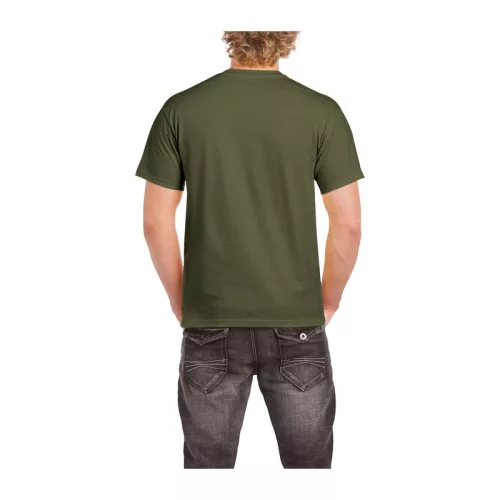 HEAVY COTTON ADULT T-SHIRT (2XL, Military Green)