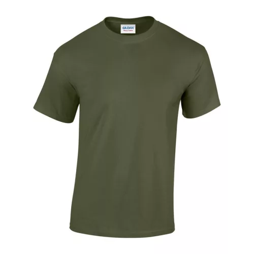 HEAVY COTTON ADULT T-SHIRT (4XL, Military Green)