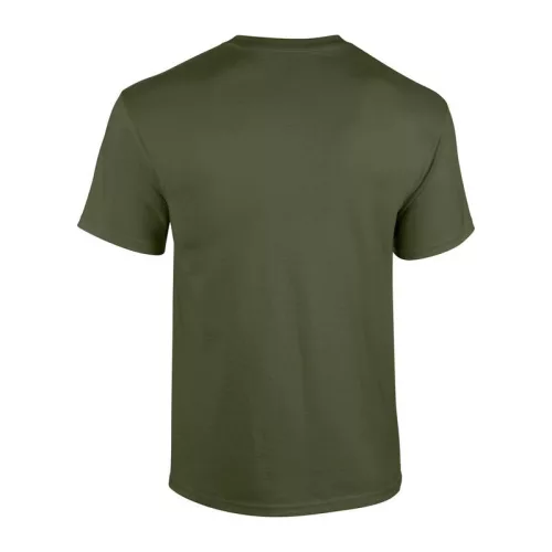 HEAVY COTTON ADULT T-SHIRT (5XL, Military Green)