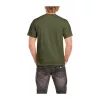 HEAVY COTTON ADULT T-SHIRT (M, Military Green)