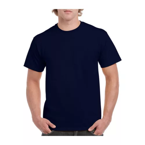HEAVY COTTON ADULT T-SHIRT (2XL, Navy)