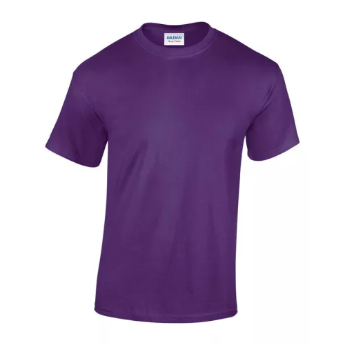 HEAVY COTTON ADULT T-SHIRT (S, Purple)