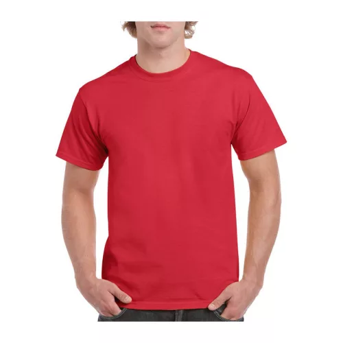 HEAVY COTTON ADULT T-SHIRT (4XL, Red)