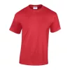 HEAVY COTTON ADULT T-SHIRT (L, Red)