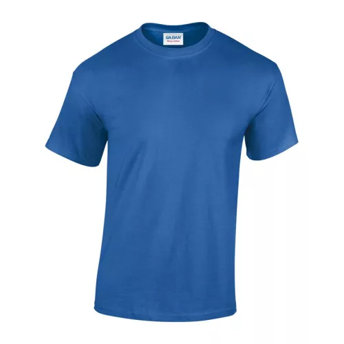 HEAVY COTTON ADULT T-SHIRT (L, Royal)