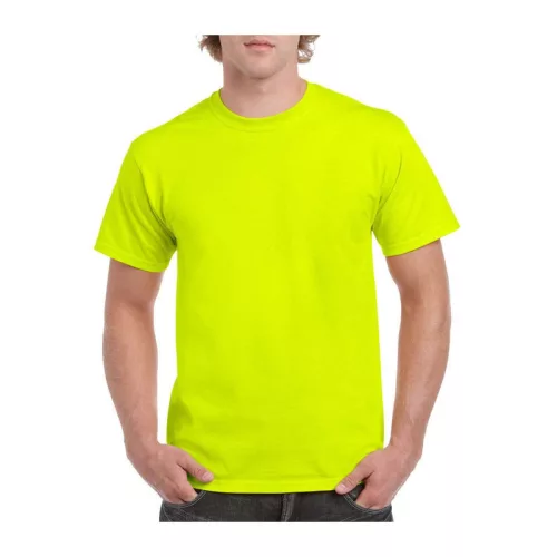 HEAVY COTTON ADULT T-SHIRT (3XL, Safety Green)