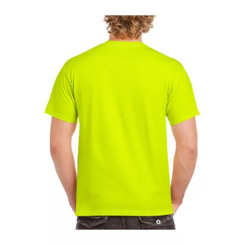 HEAVY COTTON ADULT T-SHIRT (S, Safety Green)