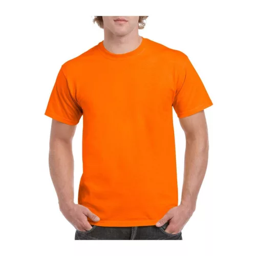 HEAVY COTTON ADULT T-SHIRT (3XL, S.Orange)