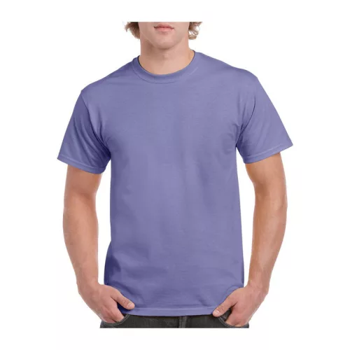HEAVY COTTON ADULT T-SHIRT (L, Violet)