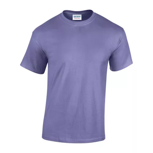 HEAVY COTTON ADULT T-SHIRT (L, Violet)