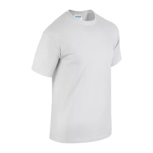 HEAVY COTTON ADULT T-SHIRT (3XL, White)