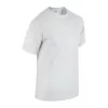 HEAVY COTTON ADULT T-SHIRT (M, White)