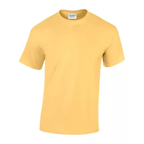 HEAVY COTTON ADULT T-SHIRT (L, Yellow Haze)