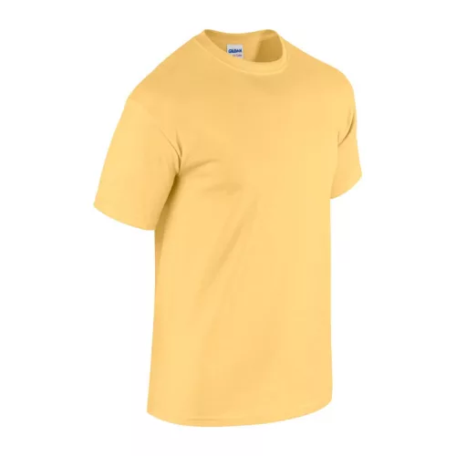 HEAVY COTTON ADULT T-SHIRT (M, Yellow Haze)