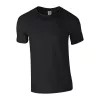 SOFTSTYLE® ADULT T-SHIRT (4XL, Black)