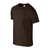 SOFTSTYLE® ADULT T-SHIRT (M, Dark Chocolate)