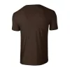 SOFTSTYLE® ADULT T-SHIRT (M, Dark Chocolate)