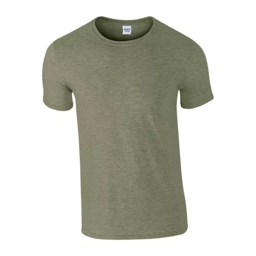 SOFTSTYLE® ADULT T-SHIRT (2XL, Heather Military Green)