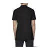 SOFTSTYLE® ADULT DOUBLE PIQUÉ POLO (2XL, Black)