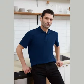 SOFTSTYLE® ADULT DOUBLE PIQUÉ POLO (3XL, Red)