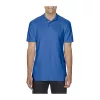 SOFTSTYLE® ADULT DOUBLE PIQUÉ POLO (S, Royal)