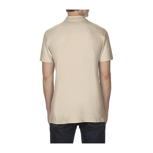 SOFTSTYLE® ADULT DOUBLE PIQUÉ POLO (3XL, Sand)