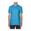 SOFTSTYLE® ADULT DOUBLE PIQUÉ POLO (L, Sapphire)