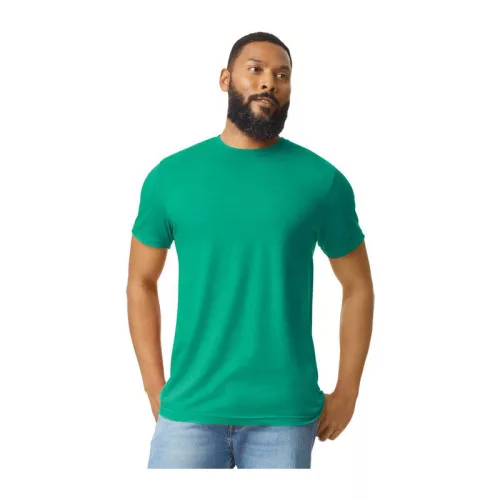 Softstyle® Cvc Adult T-Shirt (M, Kelly Mist)